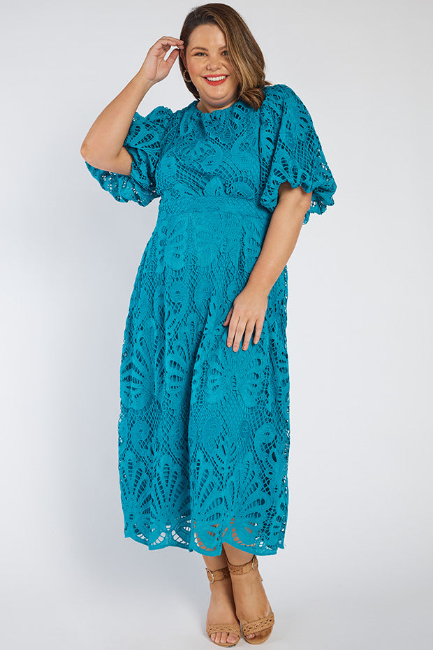 Teal cheap party dress