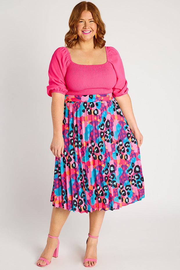 Kansas Inky Leopard Skirt – Little Party Dress