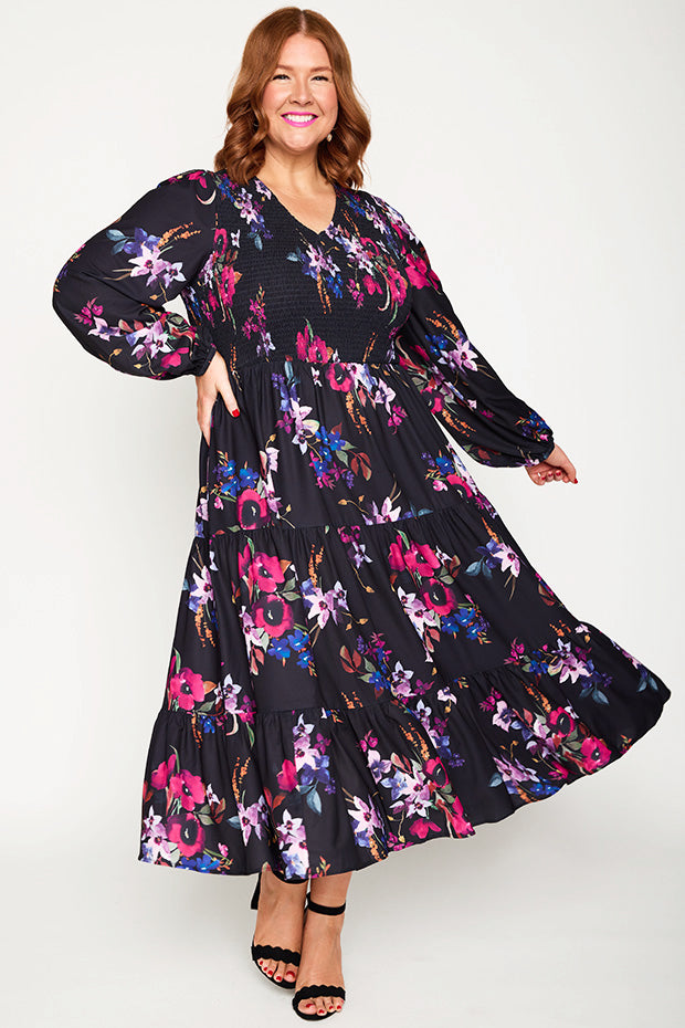 Stevie Night Flower Dress – Little Party Dress