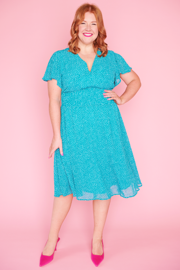 Avery Irregular Spot Dress – Little Party Dress