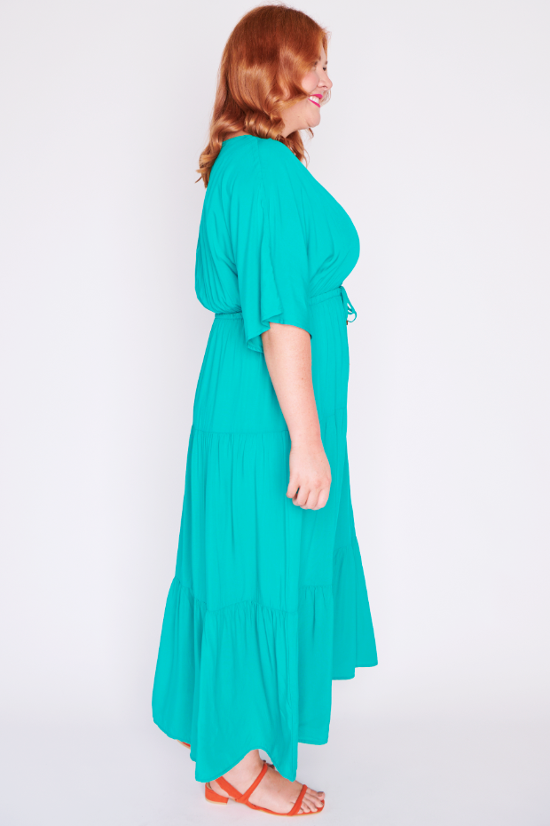 Maddie Teal Dress – Little Party Dress