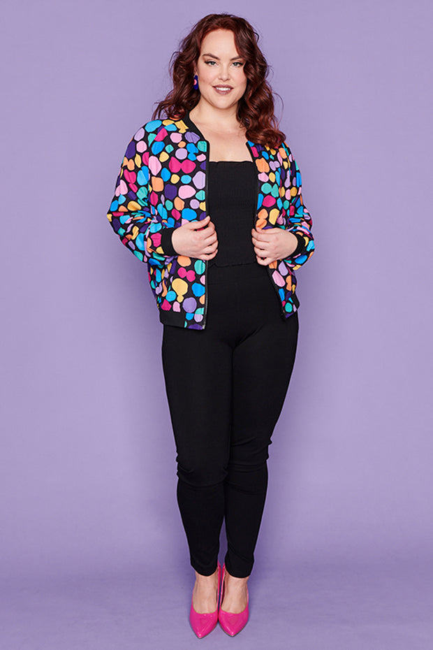 Rainbow sequin on sale jacket plus size