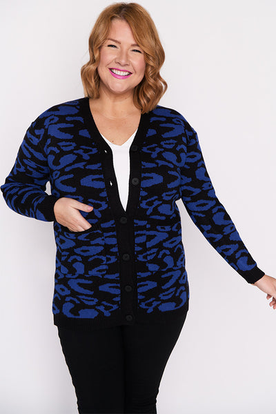 Splendid hot sale leopard cardigan