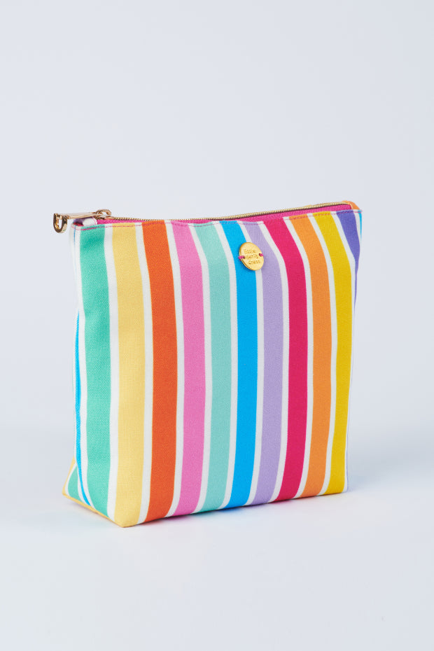 Janis LPD Coloured Stripe Makeup Pouch – Little Party Dress